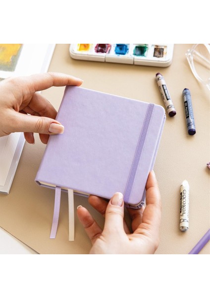 cm Sert Kapak 80 Yaprak 140 Gr. Eskiz Defteri - Book - Lila