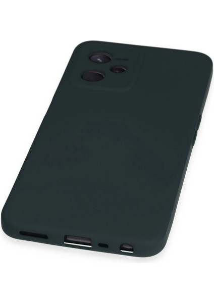 Realme C35 Kılıf Nano Içi Kadife Silikon - Koyu Yeşil fırsatları