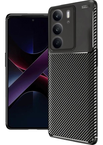 Realme C75 4g Auto Focus Karbon Kapak - Siyah fiyatları