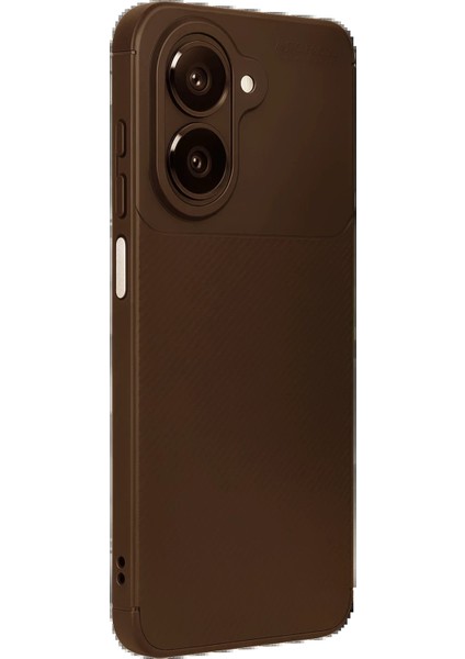 Samsung Galaxy A07 Auto Focus Karbon Kapak - Kahverengi modelleri