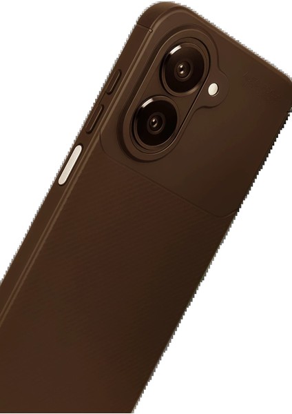 Samsung Galaxy A07 Auto Focus Karbon Kapak - Kahverengi fırsatları