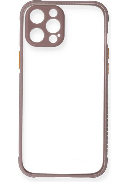 iPhone 12 Kılıf Miami Şeffaf Silikon - Açık Mor fiyatları