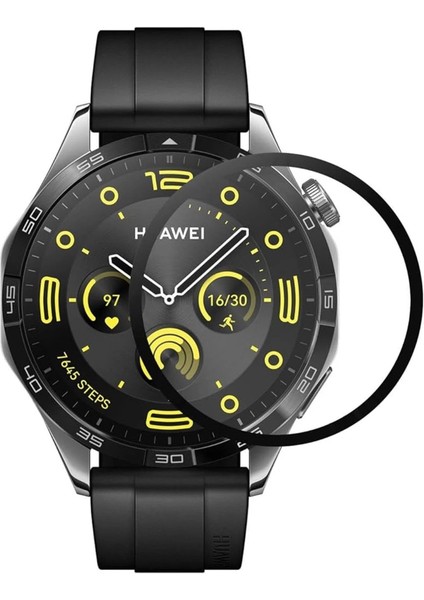 Huawei Gt4 41MM 18MM Polymer Nano Ekran Koruyucu - Şeffaf