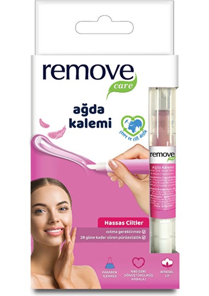 Remove Care Ağda Kalemi Hassas Ciltler 4 ml