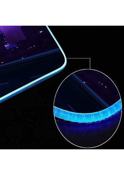 Rgb Mousepad 90X40 Rgb Mouse Pad Xxl Büyük Oyuncu Ofis Mouse Altlığı Işıklı Mousepad (City) fiyatları