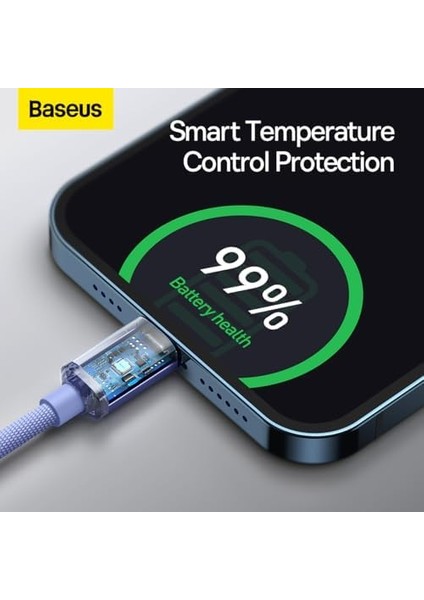 Crystal 20W Type-C To Lightning Kablo 1.2m-Mor fiyatları