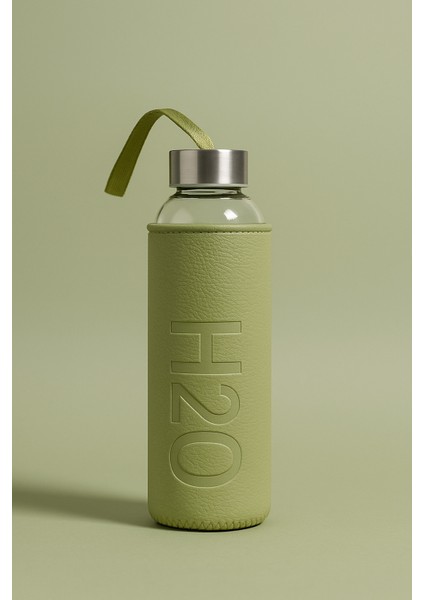 H2O Deri Kılıflı Cam Matara 500 ml fiyatları