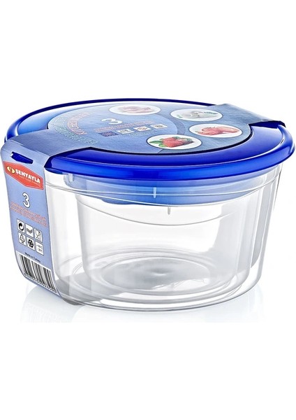 Buğz 3'lü Derin Saklama Kabı Seti