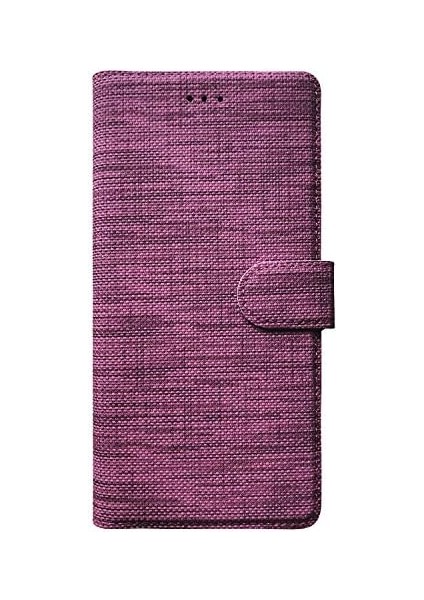 X500 Için Kılıf Fabric Book Wallet Mor [X500 ile Uyumlu Kılıf - Mor] modelleri
