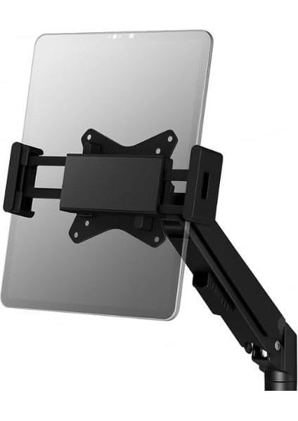Tablet ve Akıllı Telefon Uyumlu Vesa Destekli Tutucu Parça | 4.7” – 15” Cihazlarla Uyumlu Siyah
