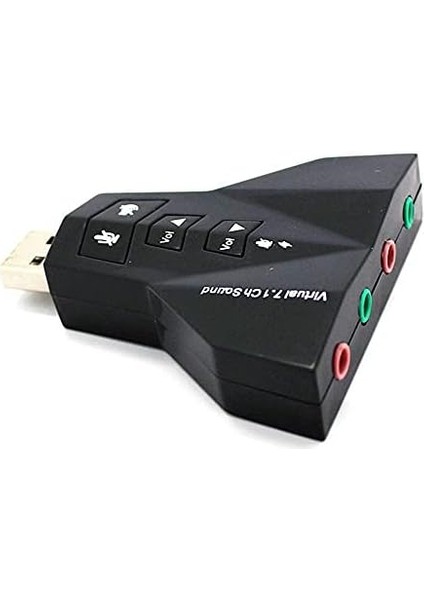 4931 7.1 7 Kanal Mikrofon Destekli Çift Girişli Çevirici Harici USB Ses Kartı modelleri