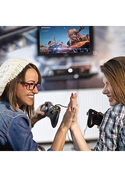 360 Controller Pc Kablolu Oyun Kolu 2,20M USB Kablolu Bilgisayar Oyun Kolu Gamepad Joystick Controller Bilgisayar Uyumlu fiyatları
