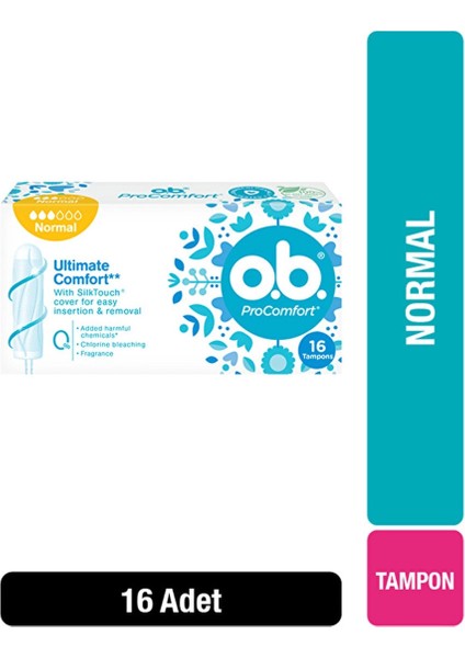 O.b Tampon Darwin Normal 16'lı