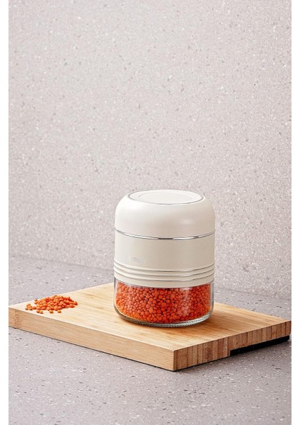 Moko 420 ml Saklama Kavanozu Ekru