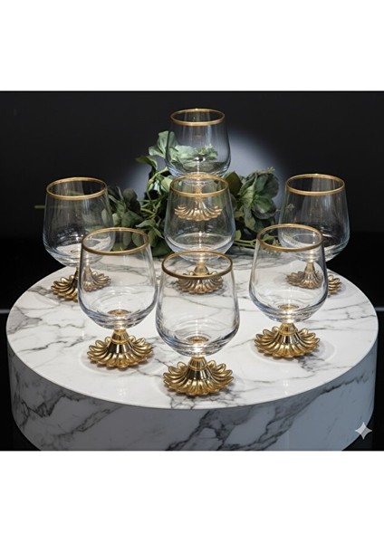 Gold Ayaklı Kahve Yanı Su Bardağı