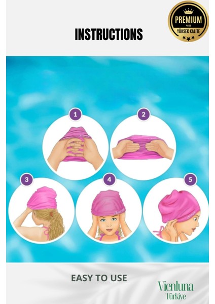 High-Quality Non-Slip Lightweight Waterproof Easy To Use Elastic Swim Cap fiyatları