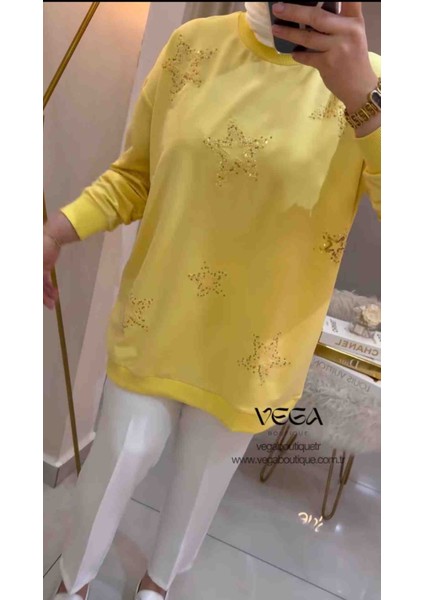 Yıldız Taş Baskılı Tunik