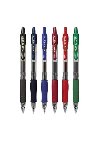 G2 Jel Mürekkepli Roller - 0.7 mm - 6&apos;lı Set fiyatları