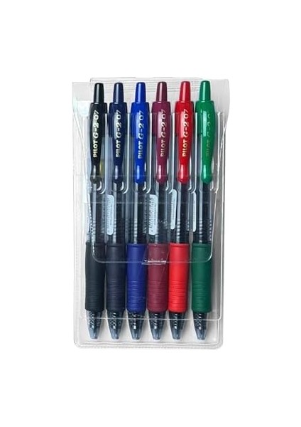 G2 Jel Mürekkepli Roller - 0.7 mm - 6&apos;lı Set modelleri