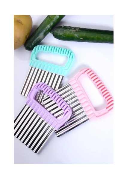 Diyarı 3&apos;lü Set - 2 Adet Hamburger ve Köfte Kalıbı Şekillendirici ve Şekilli Patates Dilimleyici modelleri