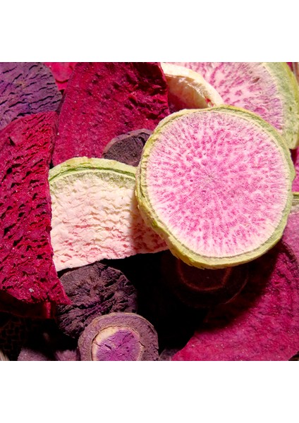 Rot Mix 6'lı Set Mor Havuç, Turp ve Pancar Kök Sebzeler Karışımı modelleri