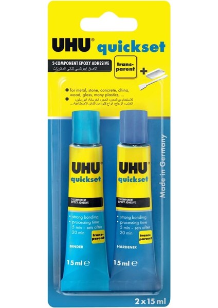 Quıck Set Epoxy Blıster