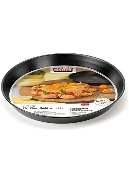 Back-Ve En Yüksek Iletimi Pizzablech Ø 32 cm Delicious Iyi Yapışmaz Kaplama Ekstra Yüksek Kenar fiyatları