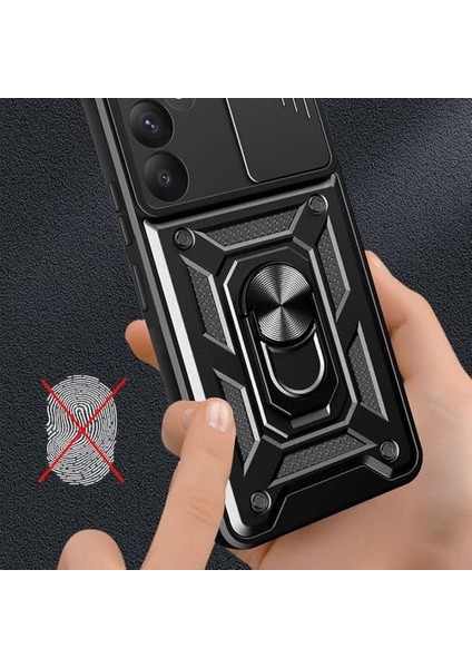Galaxy A15 Uyumlu Kamera Korumalı Sürgülü Yüzüklü Tank Kılıf fiyatları