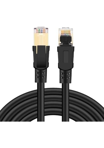PX-5214 1 Metre Cat8 Kablo, 40GBPS S/ftp 2000MHZ Yüksek Hızlı Internet Kablosu fiyatları