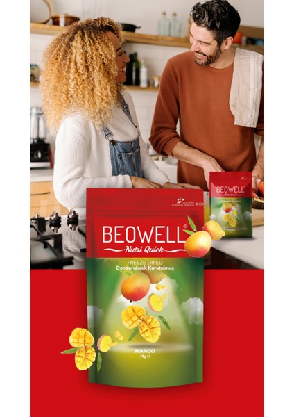 Nutri Quick – Freeze Dried Dondurularak Kurutulmuş Mango