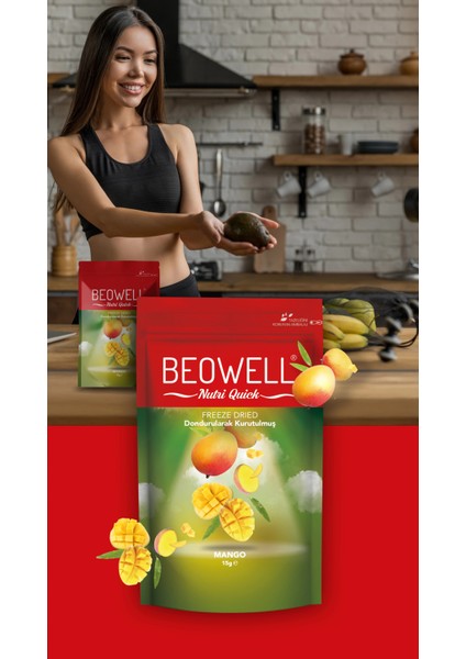 Nutri Quick – Freeze Dried Dondurularak Kurutulmuş Mango modelleri