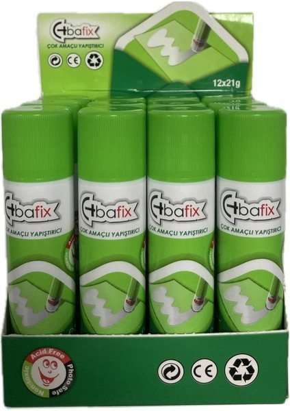Bafix Stick Yapıştırıcı 21 gr BFX-2112DW-12-PKT