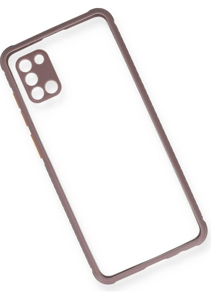 Samsung Galaxy A31 Kılıf Miami Şeffaf Silikon - Açık Mor modelleri