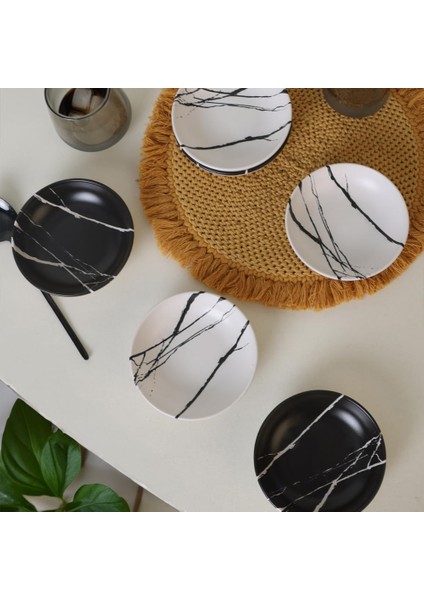 Mermer Halka Sosluk/çerezlik 13 cm 6 Adet 17950-51