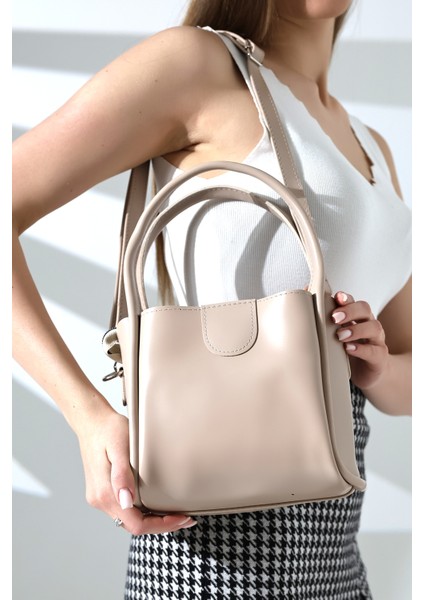 Mıknatıs Kapamalı Yavrulu Su Geçirmez El Kol Omuz Çantası,ekstra Askılı Kadın Çanta