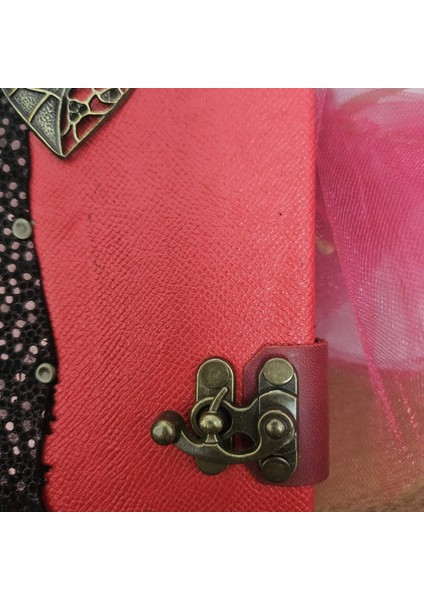 Hakiki Deri Italyan Baskili Özelkalp Desen El Yapımı Defter fırsatları