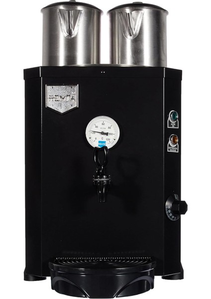 DE12 2 Demlikli Çay Makinesi, 13 L, Paslanmaz Çelik, 1750 W