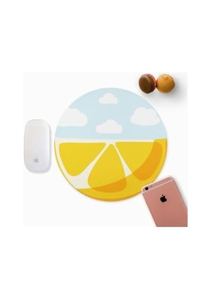 Desenli Yuvarlak Mousepad - Mouse Pad - Fare Altlığı fiyatları