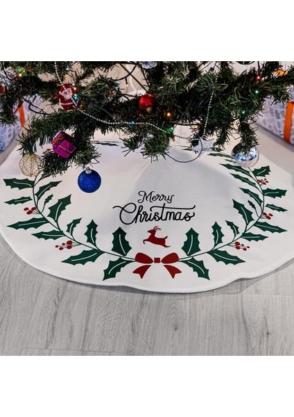 Çam Ağacı Hediye Battaniyesi Yılbaşına Özel Çam Ağacı Eteği 109149