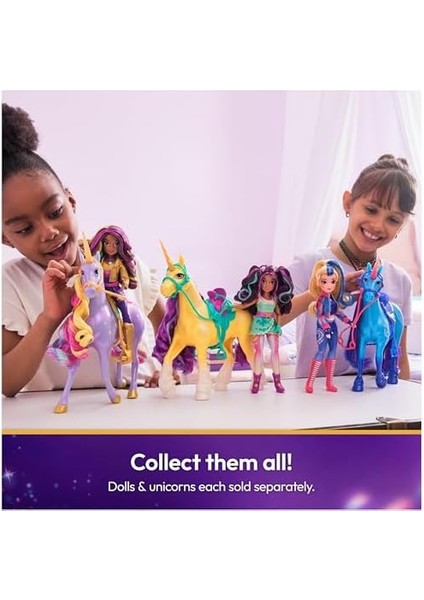 Academy Tek Boynuzlu At Leaf, Netflix Dizisindeki Ava&apos;nın Yaklaşık 28 cm Tek Boynuzlu Atı, 4 Yaş+ Çocuklar Için modelleri