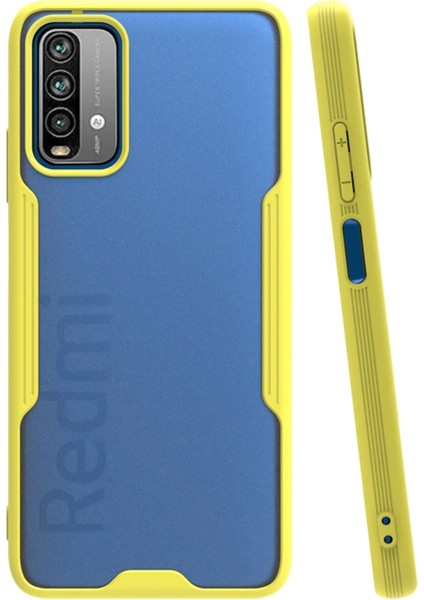 Xiaomi Redmi 9t Kılıf Platin Silikon - Sarı