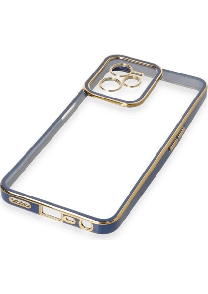 Realme C35 Kılıf Liva Lens Silikon - Mavi indirimleri