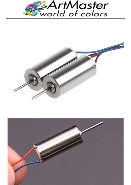 Mini Drone Motoru 10 Adet Çekirdeksiz Yüksek Hızlı Güçlü Deney Dc Dron Motoru Uçak Mini Drone Motoru Okul Helikopter indirimleri