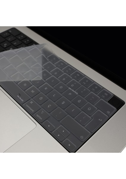 Türkçe‑q Klavye | Açık Pembe | Siyah| Şeffaf Silikon Kapak M1/m2/m3 Id Uyumlu – Toz, Dökülme ve Çizilmelere Karşı Koruma Şeffaf