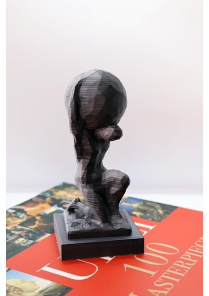 🪨 Atlas – Dünyayı Taşıyan Figür | 3D Baskı Biblo - Low Poly fiyatları