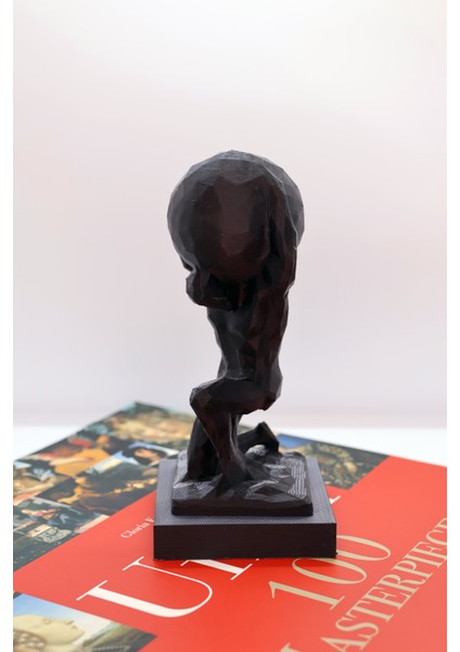 🪨 Atlas – Dünyayı Taşıyan Figür | 3D Baskı Biblo - Low Poly modelleri