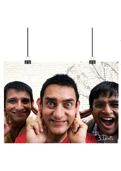 3 Idiots Poster3 - Retro Duvar Dekoru