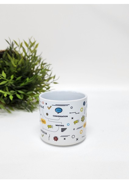 Öğretmenler Için Ingilizce Kelime ve Best Teacher Ever Yazılı Porselen T Kupa Bardak Latte Fincanı fiyatları