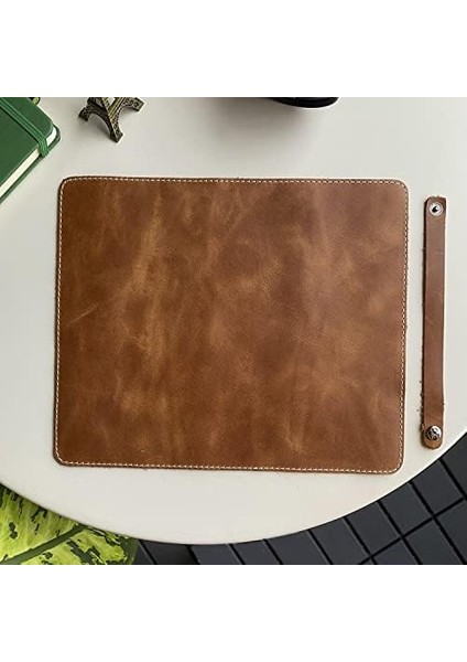 - Gaming Oyuncu Gamer Hakiki Deri Mouse Pad, Deri Fare Altlığı, Hakiki Deri Ped, Dayanıklı Kaymaz Taban, Ofis Tipi Mouse Ped (Taba) modelleri