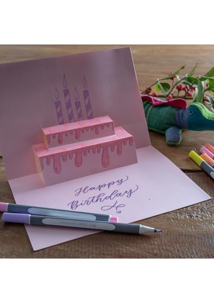 Brushpen 070 (Kaligrafi, El Yazısı ve Daha Fazlası Için Esnek Uçlu ve Parlak Renklere Sahip Birinci Sınıf Fırça ) 6 Adet, Çeşitli Set 2 fiyatları